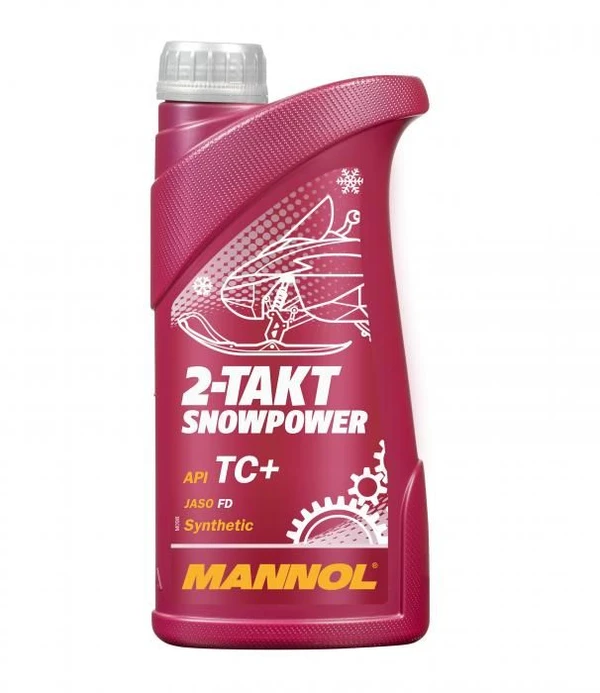 Фото Масло моторное для 2-х тактных двигателей MANNOL 2-Takt SNOWPOWER (1л.)1430