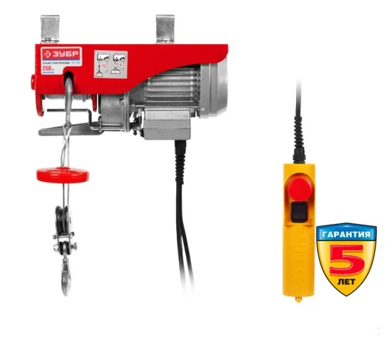 Фото Тельфер электрический Зубр ЗЭТ-250