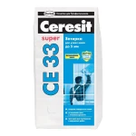 фото Затирка Церезит CE33 Супер (Ceresit CE33 Super) №34 (розовый) 2-5мм, 2кг Ce