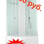 фото Душевая кабина Domani-Spa Light 99 high 90*90 белая, матовая