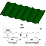 фото Металлочерепица для кровли Монтеррей