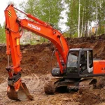 Фото №2 Аренда гусеничного экскаватора Hitachi EX220, Химки