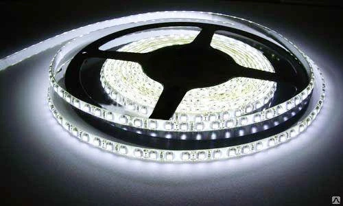 Фото Лента светодиодная LED 120шт диодов/м, 9.6Вт/м 12В 2700К IP65 (упак. 5м)