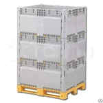 фото Box pallet KitBin ZT 1200х1000х1845 разборный сплошной контейнер БоксПаллет