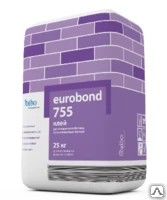 Фото Клей для кладки пенобетона и газосиликата 755 Eurobond 25 кг