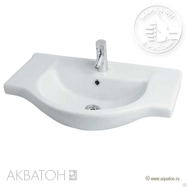 Фото Раковина Аквалайн 75 см Акватон 1WH110237 Aquaton