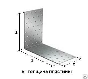 Фото Крепежный уголок ОЦ равносторонний 80х80х80х2