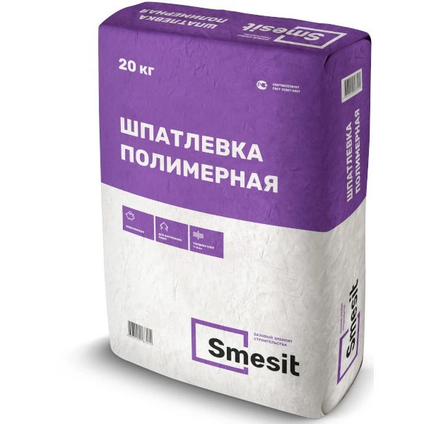 Фото Шпаклевка полимерная Smesit, 20кг