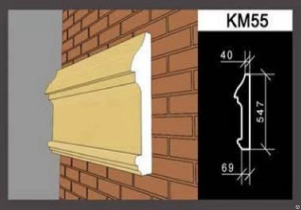 Фото Междуэтажный карниз КМ55