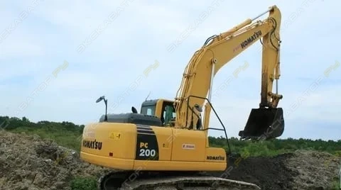 Фото Аренда гусеничного экскаватора Komatsu PC200, Челябинск