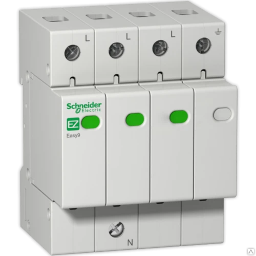 Фото Ограничитель перенапряжения УЗИП 3п+N 20кА 400В Schneider Electric