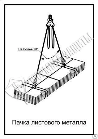 Фото Схема «Пачка листового металла» (300х400 мм)