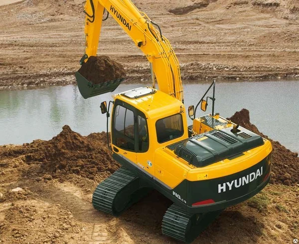 Фото Экскаватор гусеничный Hyundai R140LC-9S ковш 0,58 куб.м., гусеницы 500 мм