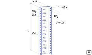 Фото Стойка перфорированная СК 300 УТ1,5