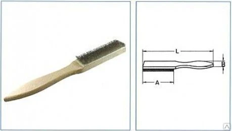 Фото Щетка-напильник по металлу