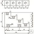 Фото Изолятор шинный "Лесенка" 600А 12кВ EKF plc-sl-600