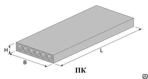 Фото Плита перекрытия пустотная ПК 43-12-8
