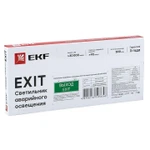 Фото №2 Светильник аварийно-эвакуационный EXIT-102 односторонний LED Basic EKF EXIT-SS-102-LED