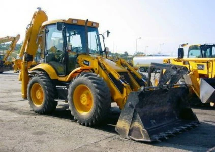 Фото Экскаватор погрузчик с ямобуром JCB 208S