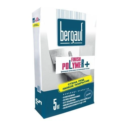 Фото Шпаклёвка полимерная Bergauf Finish Polymer, 25 кг