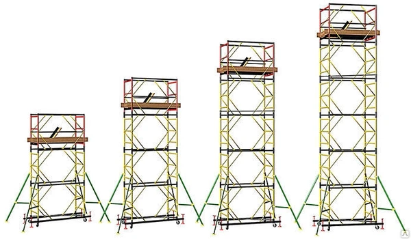 Фото Вышка-тура ПСРВ-21 - 13,5 м (10 секций + базовый блок)