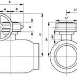 фото Шаровый кран стальной Temper DN 125 PN 25 редукторный