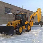 фото Услуги аренды экскаватора-погрузчика KOMATSU