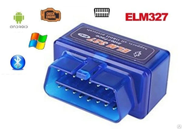 Фото Блютуз сканер Bluetooth адаптер OBD2 ELM327 v2.1