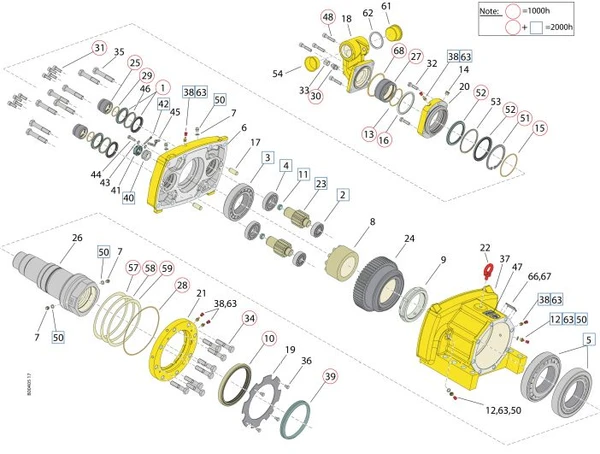 Фото AtlasCopco Roc вращатель в сборе DHR6 1260 5013 18 1260501318 8992007652