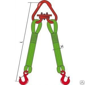 Фото Двухветвевой текстильный строп кантаплюс 2ст-2.5/8.0м