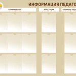 фото Школьный стенд Информация педагогу