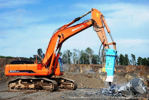 Фото Прокат гидромолота на базе Doosan 225