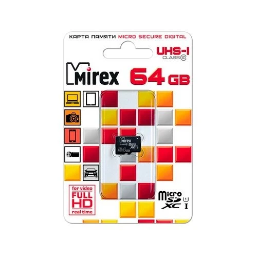 Фото Карта памяти Mirex microSDXC