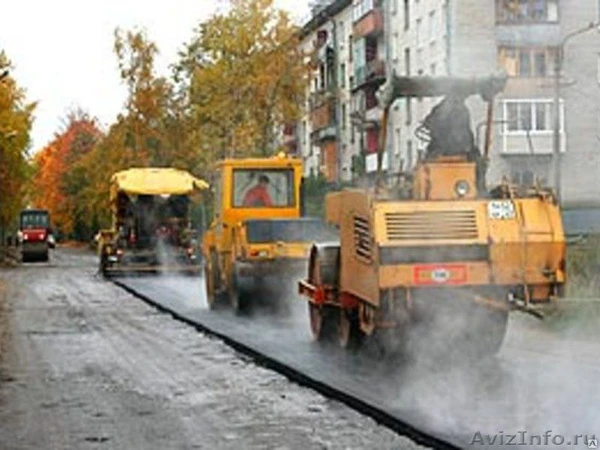 Фото Укладка асфальта