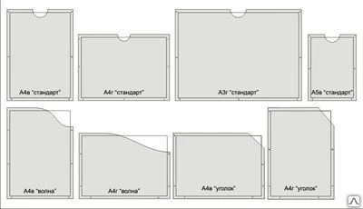 Фото Карман для стенда из ПЭТ 0,5мм А4