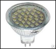 Фото Лампа светодиодная, 30LED(2W) 230V G5.3 3300K, LB-23