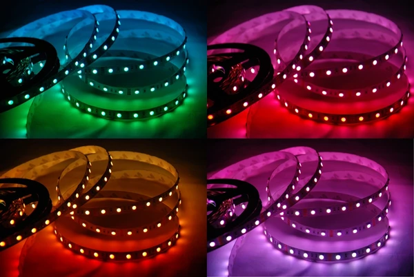 Фото Открытая светодиодная лента SMD 5050 60LED/m IP33 12V RGB