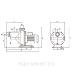 Фото №2 Насос AquaViva AQP-1.1S2 однофазный