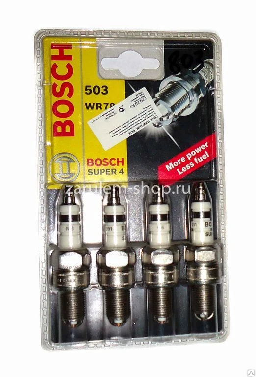 Фото Свеча Bosch №803 Super-4 WR78(4 электр) 4шт блист