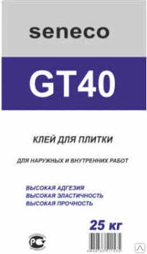 Фото Клей для плитки GT40