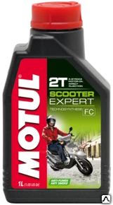 Фото Масло полусинтетическое MOTUL Scooter Expert 2T 1L