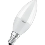 фото Лампа светодиодная LED STAR CLASSIC B 40 5W/827 5Вт свеча 2700К тепл. бел. E14 470лм 220-240В прозр. пласт. OSRAM 4058075318120