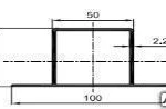 фото H-профиль 100х50х2,2 PDV-1076