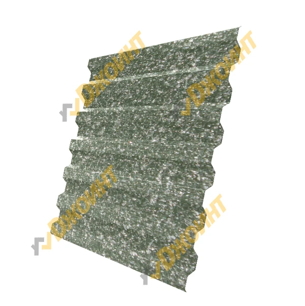 Фото Профнастил С-21 0,5 MATGRANIT NEW RAL 6020 хромовая зелень