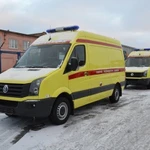 фото Автомобиль скорой медицинской помощи Volkswagen Crafter, класс С (пластик)