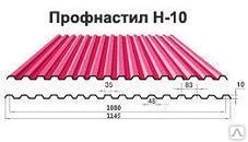 Фото Профнастил НС-10 (крашеный)