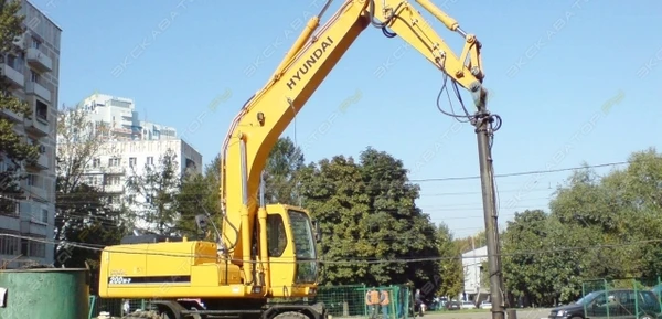 Фото Аренда колесного экскаватора Hyundai R200W-7, Москва