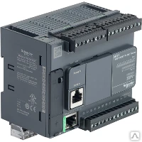 Фото Компактный базовый блок m221-24io транзист источник ethernet