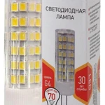 фото Лампа светодиодная JC-7w-220V-corn ceramics-827-G4 560лм ЭРА Б0027859