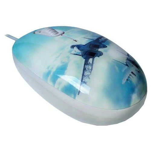 Фото Мышь CBR Aero Battle Blue USB